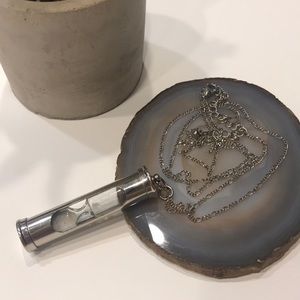 Hourglass Pendant Necklace